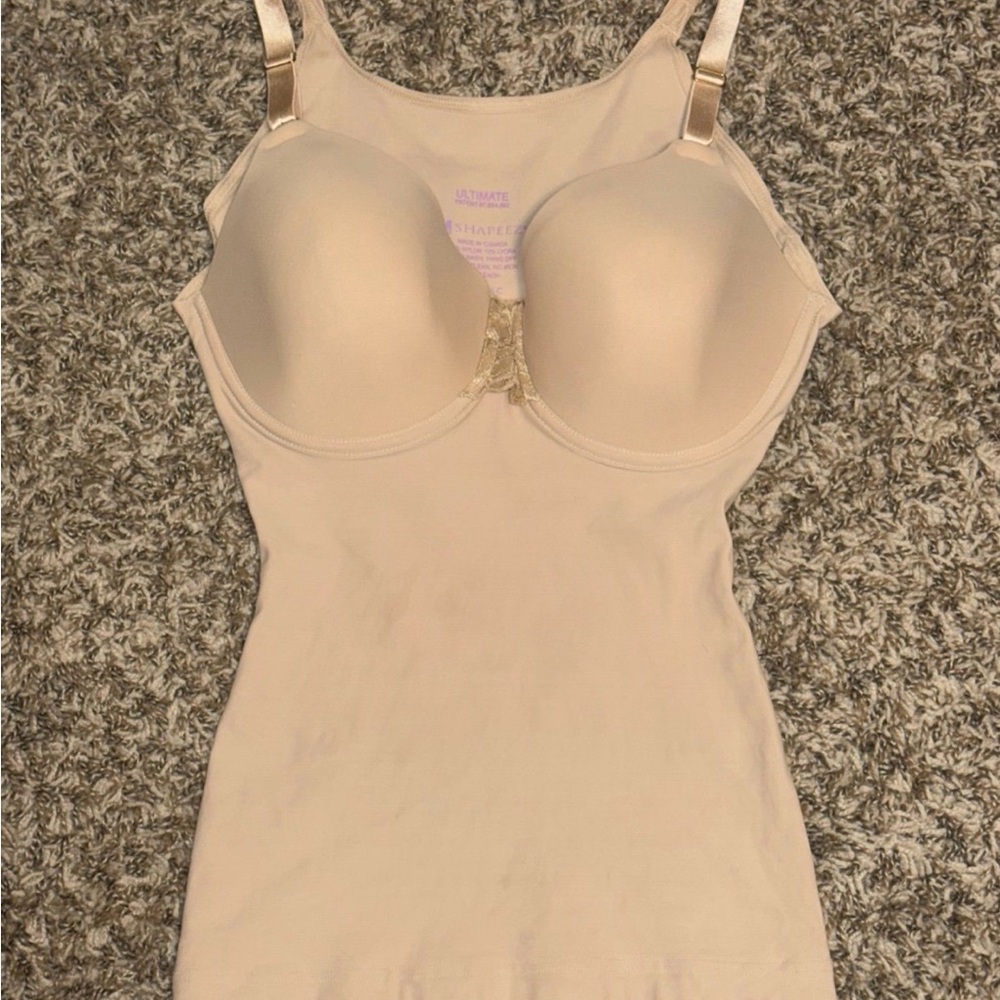 Shapeez Medium-C Cami-Style Back-Smoothing Underwire Bra with Foam-Cup